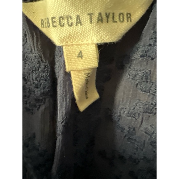 Rebecca Tylor Blue Lace Women's Top - Picture 2 of 4